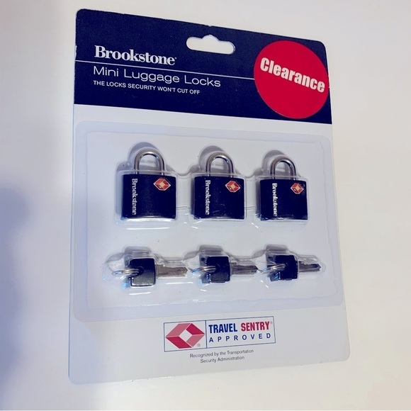BROOKSTONE TSA Approved Mini Locks - Picture 1 of 1